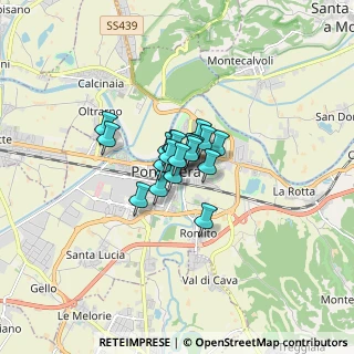 Mappa Via della Stazione Vecchia, 56025 Pontedera PI, Italia (0.75842)