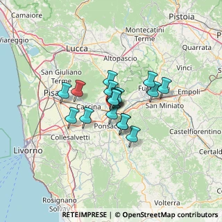 Mappa Piazza Giuseppe Garibaldi, 56025 Pontedera PI, Italia (8.27471)