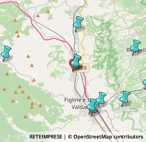 Mappa Via Guelfa, 50064 Figline e Incisa Valdarno FI, Italia (5.33545)