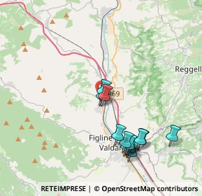 Mappa Via Guelfa, 50064 Figline e Incisa Valdarno FI, Italia (4.06846)