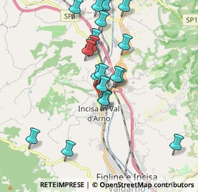 Mappa Via Guelfa, 50064 Figline e Incisa Valdarno FI, Italia (1.994)