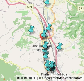 Mappa Via Guelfa, 50064 Figline e Incisa Valdarno FI, Italia (1.962)