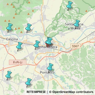 Mappa Viale Repubblica, 56025 Pontedera PI, Italia (5.24455)