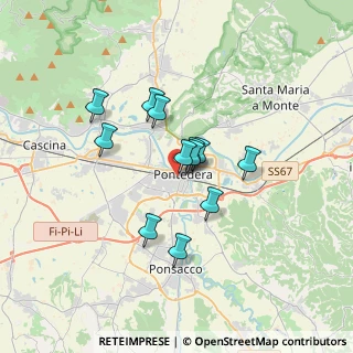 Mappa Viale Repubblica, 56025 Pontedera PI, Italia (2.6175)