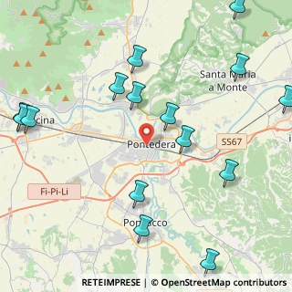 Mappa Viale Repubblica, 56025 Pontedera PI, Italia (5.65867)