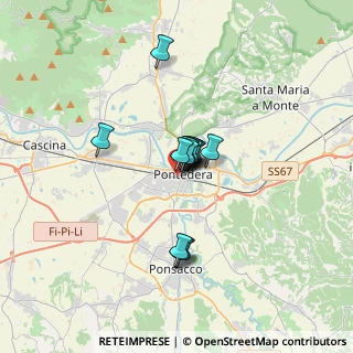 Mappa Viale Repubblica, 56025 Pontedera PI, Italia (2.01071)