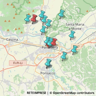 Mappa Viale Repubblica, 56025 Pontedera PI, Italia (3.51882)