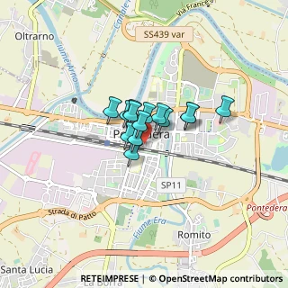 Mappa Piazza Caduti Divisione Acqui Cefalonia Corfù, 56025 Pontedera PI, Italia (0.43429)