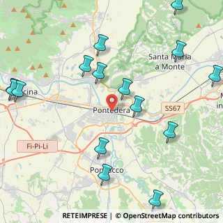 Mappa Piazza Caduti Divisione Acqui Cefalonia Corfù, 56025 Pontedera PI, Italia (5.644)