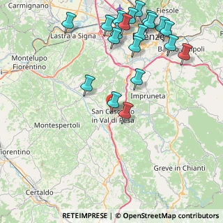 Mappa Via Filippo Turati, 50026 San Casciano In Val di Pesa FI, Italia (10.5925)