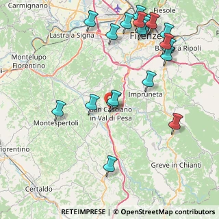 Mappa Via Filippo Turati, 50026 San Casciano In Val di Pesa FI, Italia (10.2535)