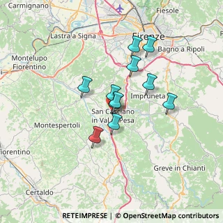 Mappa Via Filippo Turati, 50026 San Casciano In Val di Pesa FI, Italia (5.20909)