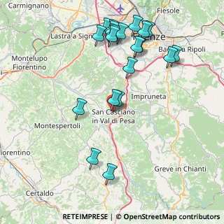 Mappa Via Filippo Turati, 50026 San Casciano In Val di Pesa FI, Italia (9.282)