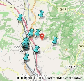 Mappa Località Cetina le Piagge, 50066 Reggello FI, Italia (1.835)