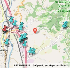 Mappa Località Cetina le Piagge, 50066 Reggello FI, Italia (1.285)