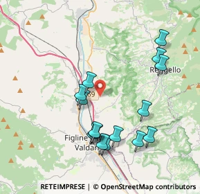 Mappa Località Cetina le Piagge, 50066 Reggello FI, Italia (4.03533)