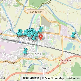 Mappa Via Giacomo Puccini, 56025 Pontedera PI, Italia (0.83667)