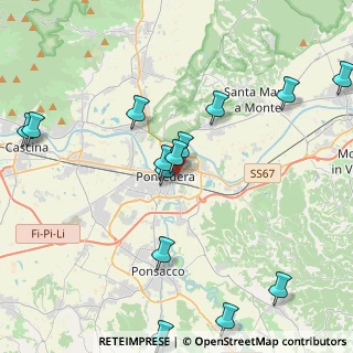 Mappa Via Giacomo Puccini, 56025 Pontedera PI, Italia (5.00714)