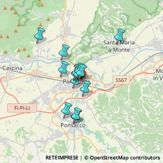 Mappa Via Giacomo Puccini, 56025 Pontedera PI, Italia (2.64929)