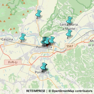 Mappa Via Giacomo Puccini, 56025 Pontedera PI, Italia (2.5)