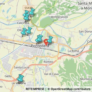 Mappa Via Giacomo Puccini, 56025 Pontedera PI, Italia (2.52273)