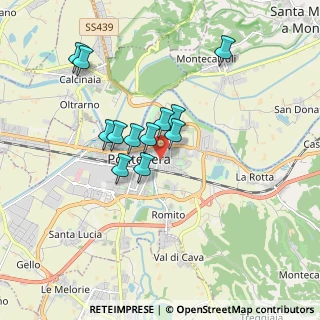 Mappa Via Giacomo Puccini, 56025 Pontedera PI, Italia (1.48583)