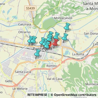 Mappa Via Giacomo Puccini, 56025 Pontedera PI, Italia (1.0275)