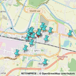 Mappa Via delle Colline per Legoli, 56025 Pontedera PI, Italia (0.70333)