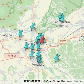 Mappa Via delle Colline per Legoli, 56025 Pontedera PI, Italia (3.40875)