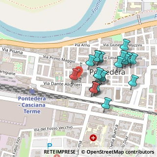 Mappa Via Belfiore, 56025 Pontedera PI, Italia (0.2135)