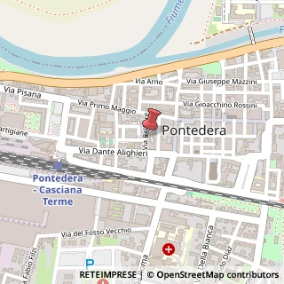 Mappa Via Belfiore, n.7, 56025 Pontedera, Pisa (Toscana)