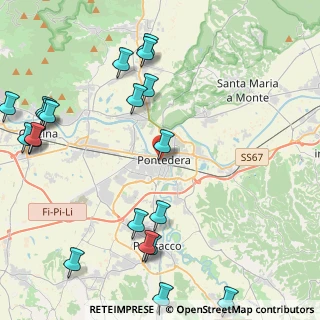 Mappa Via Belfiore, 56025 Pontedera PI, Italia (5.962)