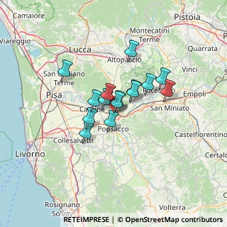 Mappa Via Renato Fucini, 56025 Pontedera PI, Italia (9.02467)