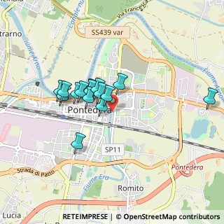 Mappa Piazza del Ponte, 56025 Pontedera PI, Italia (0.71667)