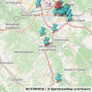 Mappa Via Giuseppe Ungaretti, 50026 San Casciano in Val di pesa FI, Italia (12.231)