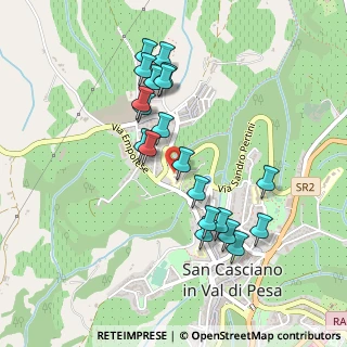 Mappa Via Giuseppe Ungaretti, 50026 San Casciano in Val di pesa FI, Italia (0.4605)
