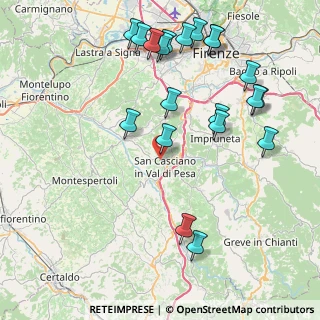 Mappa SP Val di Pesa, 50026 San Casciano in Val di Pesa FI, Italia (9.817)