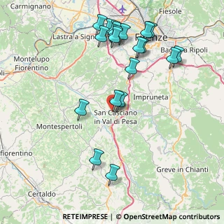Mappa SP Val di Pesa, 50026 San Casciano in Val di Pesa FI, Italia (9.282)