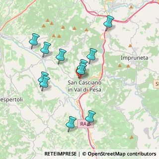 Mappa SP Val di Pesa, 50026 San Casciano in Val di Pesa FI, Italia (3.87818)