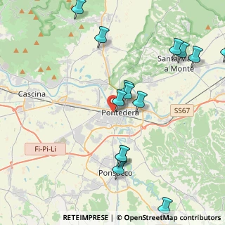 Mappa Via Brigate Partigiane, 56025 Pontedera PI, Italia (4.99286)