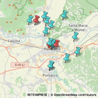 Mappa Via Brigate Partigiane, 56025 Pontedera PI, Italia (3.53353)