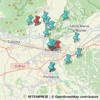 Mappa Piazza Unità D'Italia, 56025 Pontedera PI, Italia (3.51765)