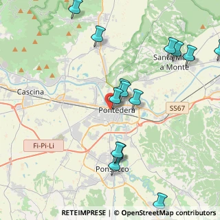 Mappa Piazza Unità D'Italia, 56025 Pontedera PI, Italia (4.95214)