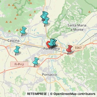 Mappa Piazza Unità D'Italia, 56025 Pontedera PI, Italia (3.36)