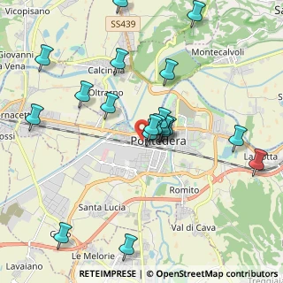 Mappa Piazza Unità D'Italia, 56025 Pontedera PI, Italia (2.246)