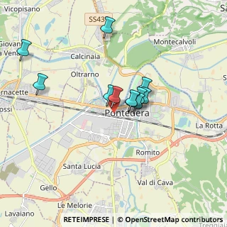 Mappa Piazza Unità D'Italia, 56025 Pontedera PI, Italia (1.43)