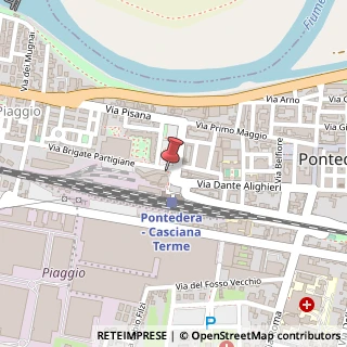 Mappa Via Brigate Partigiane, 2, 56025 Pontedera, Pisa (Toscana)