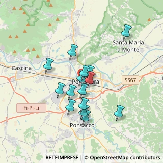 Mappa Via Don Giovanni Minzoni, 56025 Pontedera PI, Italia (2.986)