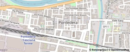 Mappa Pontedera