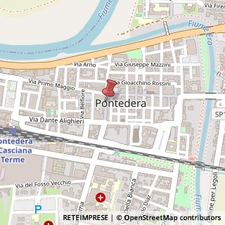 Mappa Via Roma, 19, 56025 Pontedera, Pisa (Toscana)